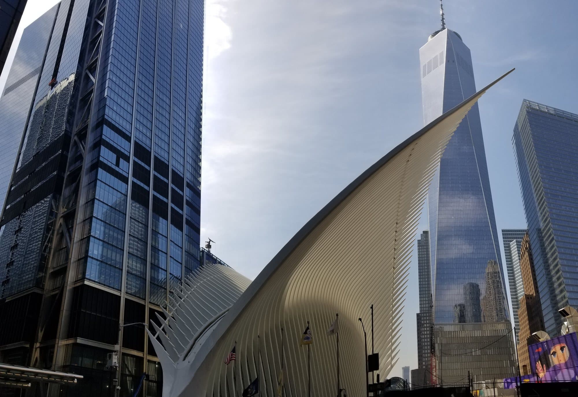 The Oculus and One World Trade Center in New York, photographed by Christopher Sanz